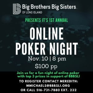 1st Online Poker Night Flyer