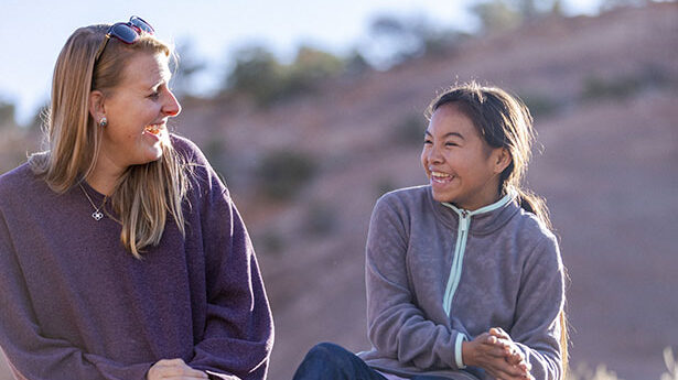 Big and Little laughing