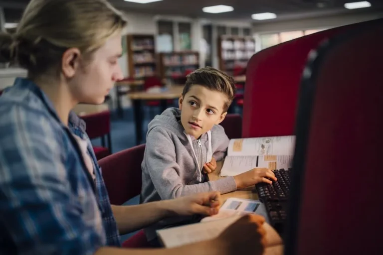 A BIG mentoring a kid