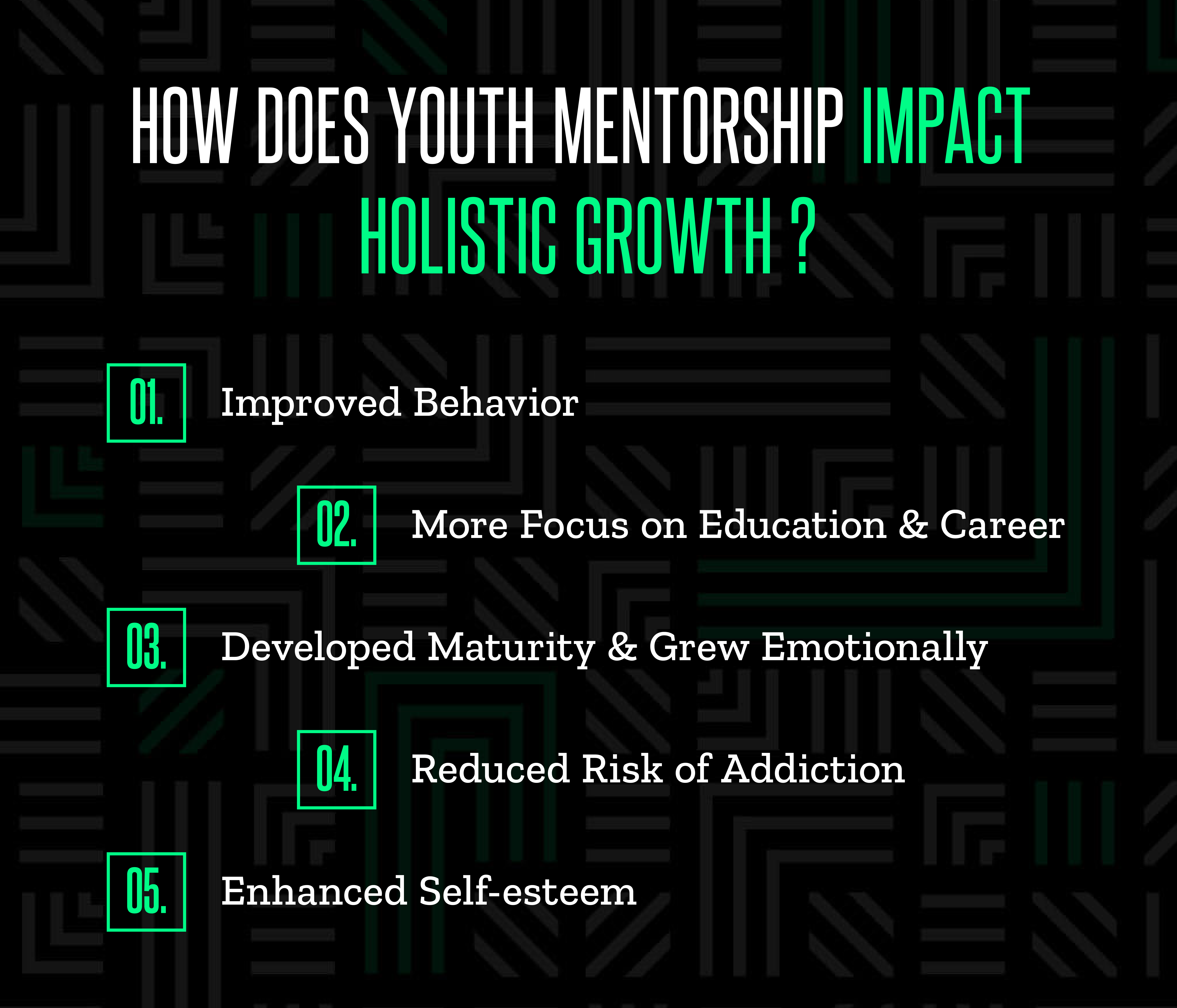How does Youth Mentorship Impact holistic growth